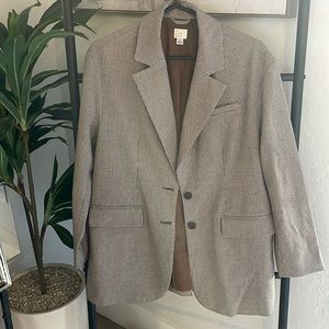 Plaid blazer